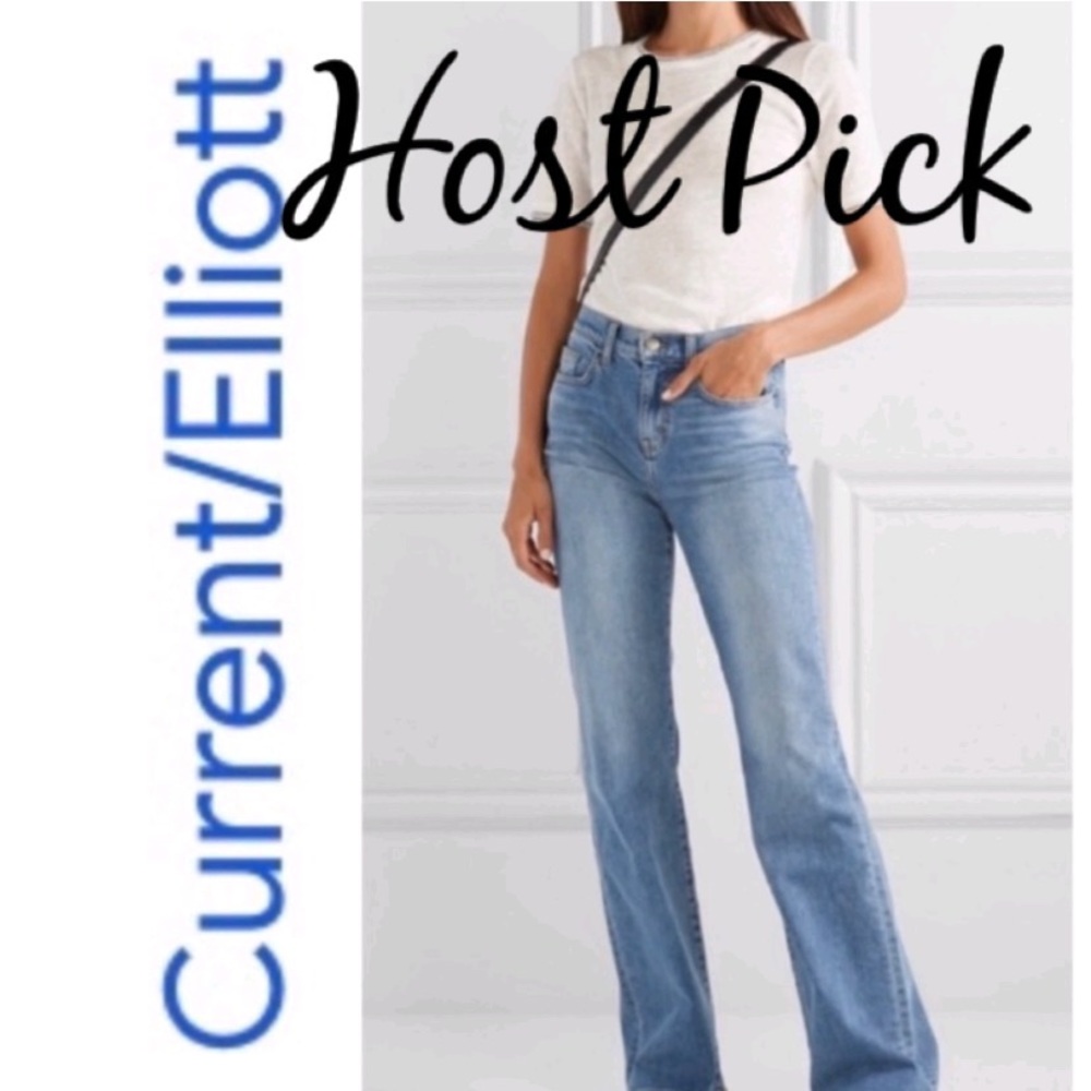 Current and Elliott Denim Jarvis Mid-Rise Flare 27